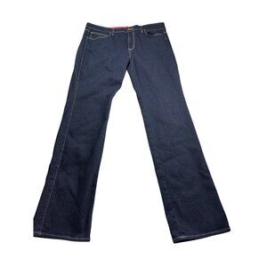 Y2K Cj By Cookie Johnson Womens Faith Straight Leg Jeans 16W Dark Wash Denim